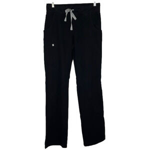 Figs Black scrub pants size LT